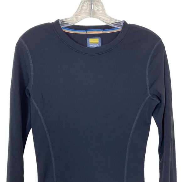 Meriwool Layers Women's Sz S Black Merino 250g Base Layer Long Sleeve Top Shirt - Picture 4 of 16